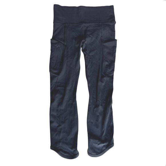 Athleta All In Capri Black Running Workout Pocket Scupltek Womens Size Small - Picture 4 of 11